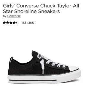 Girls Shoreline converse all star